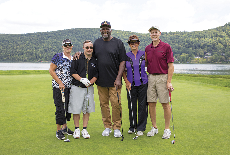 Baseball legends play golf in Cooperstown