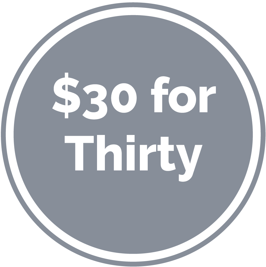 KWC 30 for 30 Campaign